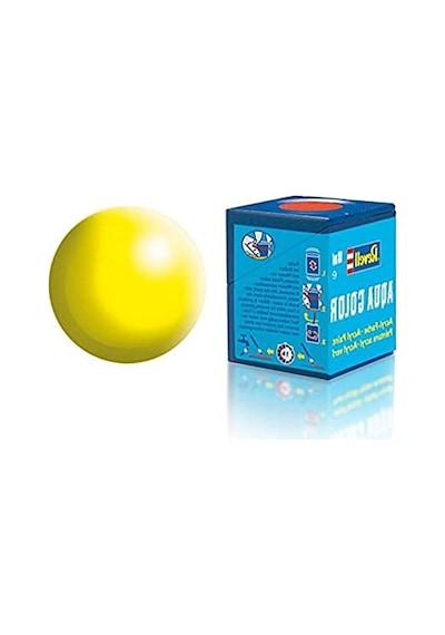 Yarı Parlak Aydıklık Sarı Renkli Boya, 18ml 0,15 L
