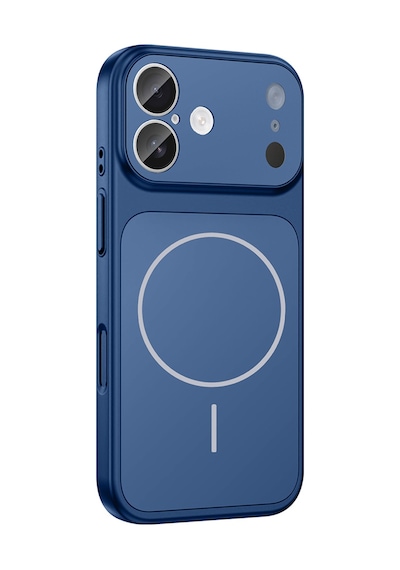 Rba Aksesuar Apple Uyumlu iPhone 17 Kılıf Rba M-safe Şarj Özellikli Kamera Korumalı Formen Kapak - Siyah Siyah