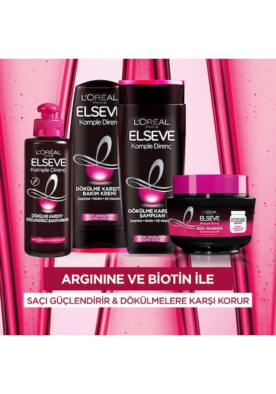 L'Oreal Paris Elseve Arginine Direnç X3 Dökülmelere Karşı Saç Maskesi 300 ML