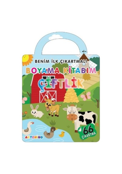 Benim İlk Çıkartmalı Boyama Kitabım - Çiftlik - Ezjı-728260