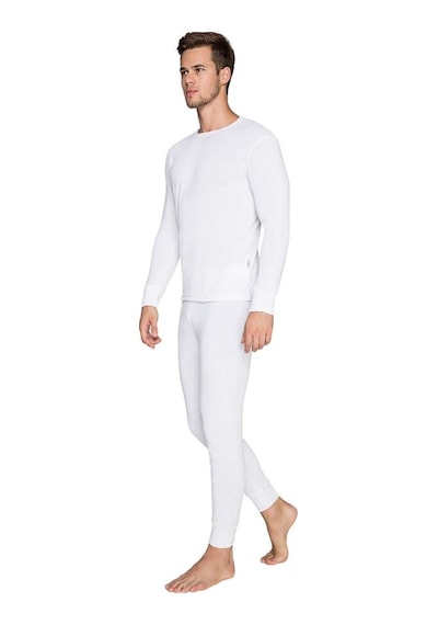 Yetişkin Termal İçlik - Thermoform - Heavy - Unisex - Beyaz Çok Renkli