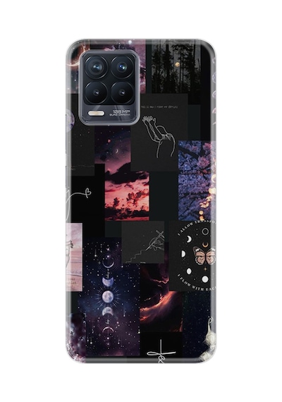 Realme 8 - 8 Pro Kılıf Boutique Baskılı Resimli Ay Pattern Pcode -030