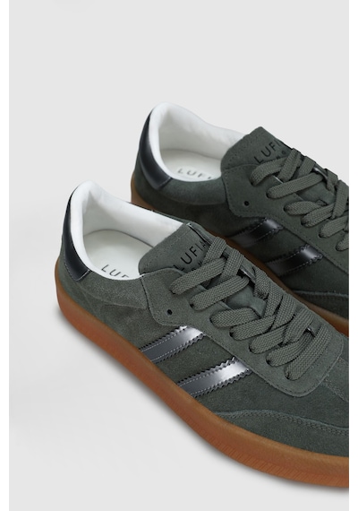 Lufian 112230234 Davıd Sneaker Erkek Deri Ayakkabı Yeşil