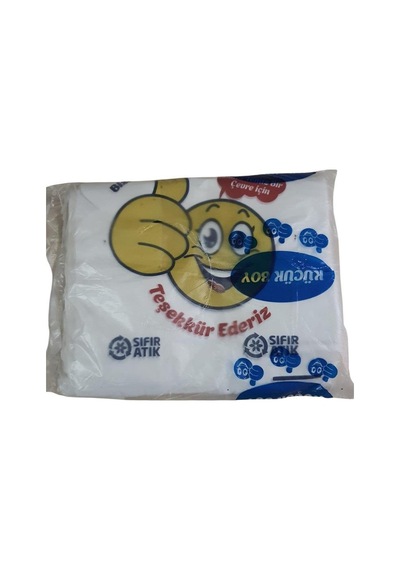 Gülenyüz Baskılı Küçük Boy Hışır 480 G. Doğada Çözünür & Sıfır Atık