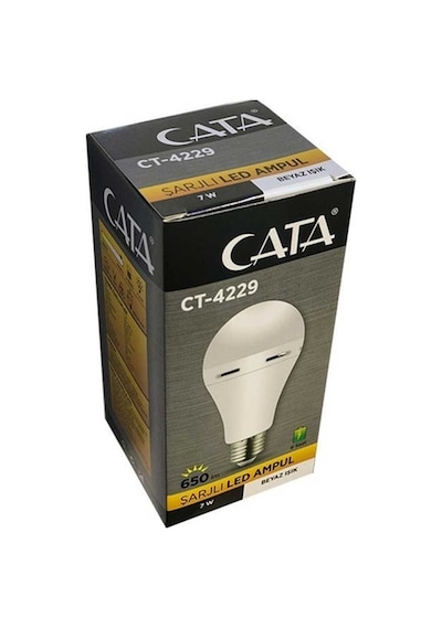 Cata 7w Ct-4229 Şarjlı Cob Led Ampul