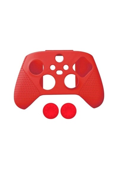Tyx-0626 Matris Xbox Series X-xbox Series S Joystick Analog Koruyucu Silikon Kılıf Kırmızı