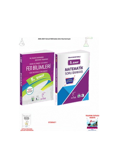 Karekök 5. Sınıf Matematik Fen Bilimleri Konu 2 Kitap Seti