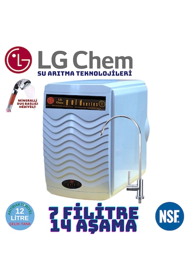 Lg Chem Gold Beyaz 12 Lt 7 Filtre 14 Aşama Su Arıtma Cihazı