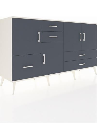 Hyperion Konsol 4 Raflı 5 Çekmeceli 4 Kapaklı 176x44x99 Aytaşı-an Aytaşı-antrasit Hyperion Konsol 4 Raflı 5 Çekmeceli 4 Kapaklı 176x44x99 Aytaşı-an Aytaşı-antrasit