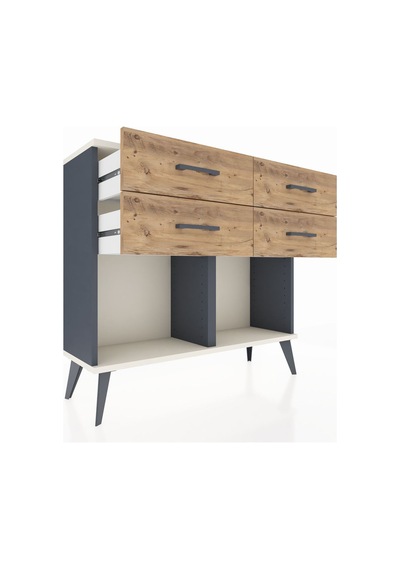 Arges Şifonyer 4 Çekmeceli 88x30x80 Antrasit-aytaşı/çam Aytaşı/çam Arges Şifonyer 4 Çekmeceli 88x30x80 Antrasit-aytaşı/çam Aytaşı/çam