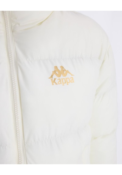 Kappa Authentic Arya Kadın Beyaz Regular Şişme Mont