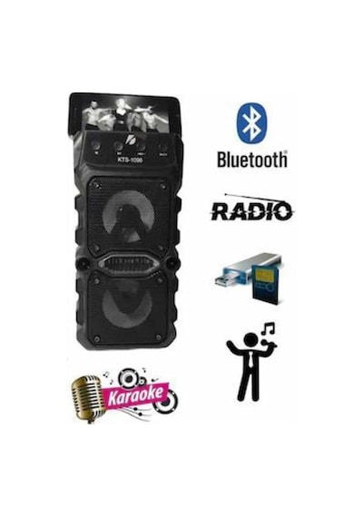 Bluetooth Hoparlör Yüksek Ses Kaliteli Büyük Boy Çift Çıkışlı Ses Bombası - Lisinya