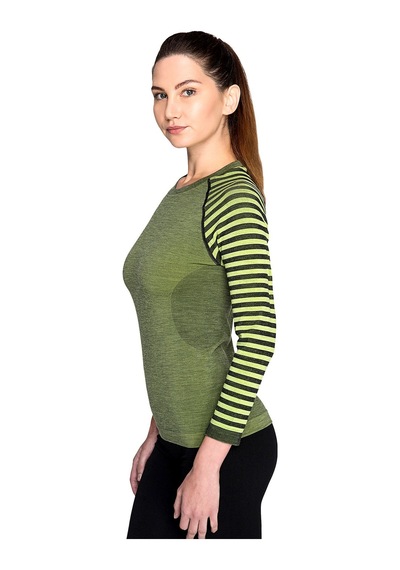 Thermoform Ultimate Merino Kadın Seamless Termal Uzun Kollu İçlik Seti Yeşil Çok Renkli Thermoform Ultimate Merino Kadın Seamless Termal Uzun Kollu İçlik Seti Yeşil Çok Renkli
