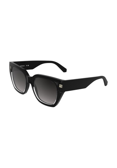 Calvin Klein Jeans Ckj 25620s 001 52 Kadın Kelebek Siyah Degrade Kemik Güneş Gözlüğü Siyah