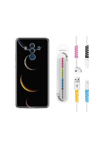 Huawei Mate 10 Pro Kılıf Kablo Koruyuculu Gezegenler 1901