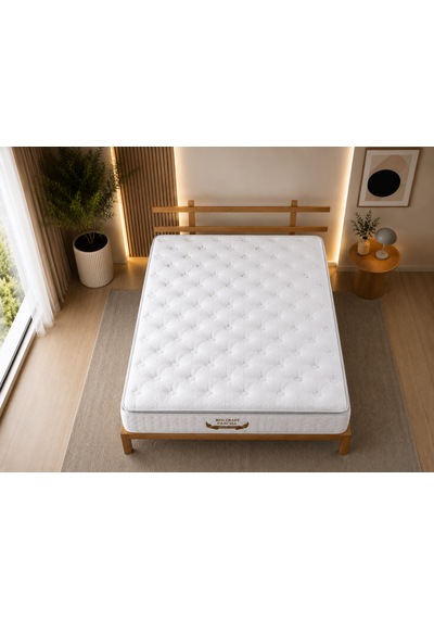 Bed Craft Pascha Exclusive Ultra Full Ortopedik Yaylı Yatak 29cm Tek & Çift Kişilik Beyaz