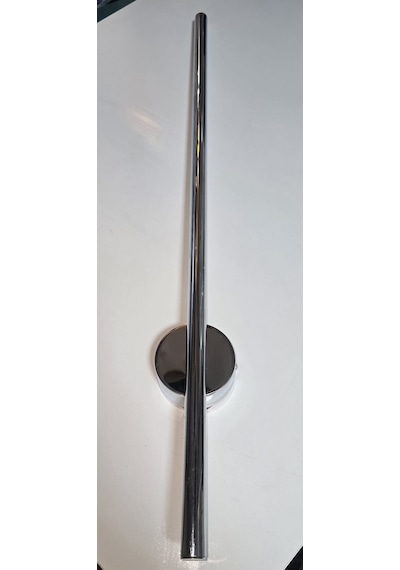 Dekoratif Led Aplik Krom Kaplama Renkli 75 Cm Aplik Gün Işığı