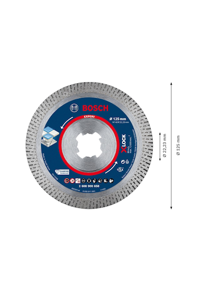 Bosch Expert Hardceramic X-lock Elmas Kesme Diski 125 X 22,23 X 1,4 X 10 Mm  - 2608900658