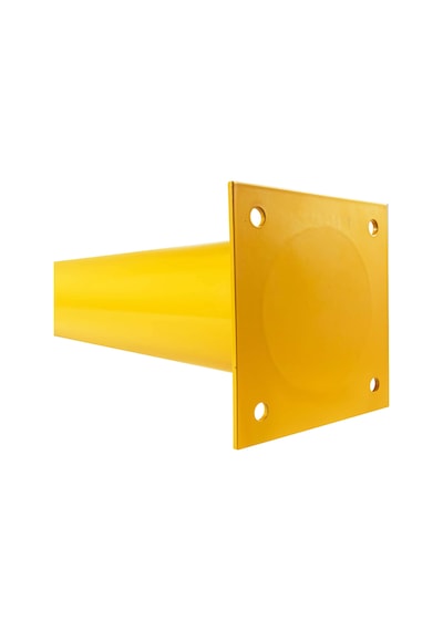 Kaldırım Sabit Bariyer Demir Duba Metal Park Demiri Otopark Bariyer 76mm 50 Cm 3mm Mavi