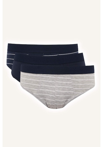 Defacto Regular Fıt 3lü Slip Külot Set H4420ax26spnv135 Lacivert-nv135
