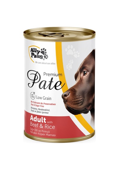 Ally Paws Sığır Etli Pate Köpek Konserve Maması 400 Gr