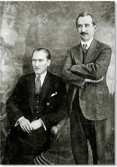 Cakasepetim Mustafa Kemal İsmet İnönü Ahşap Mdf Tablo