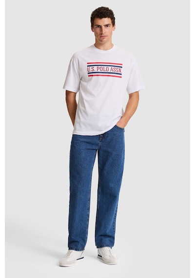 U.S. Polo Assn. U.s. Polo Assn. Erkek Beyaz Tişört 50327191-vr013