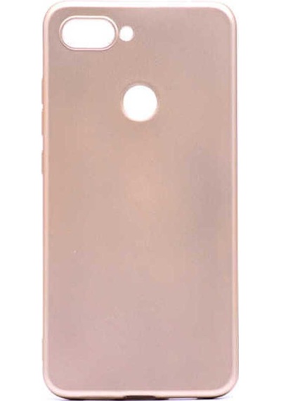 Xiaomi Mi 8 Lite Kılıf Zore Premier Silikon Kapak Gold