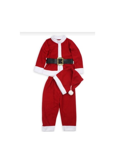 Pazarız Unisex Noel 3'lü Takım Kırmızı