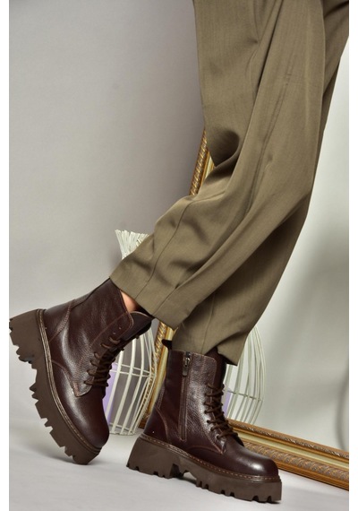 Fox Shoes T380170003 Kahverengi Hakiki Deri Kalın Tabanlı Kadın Bot Kahverengi-hakiki Deri Kahverengi Fox Shoes T380170003 Kahverengi Hakiki Deri Kalın Tabanlı Kadın Bot Kahverengi-hakiki Deri Kahverengi