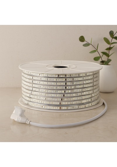 Dış Mekan 220v Şerit Led 120led 100m 3000k / Günışık