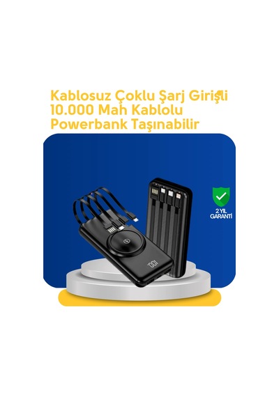 Mey İthalat Akıllı Koruma Sistemli Powerbank Hızlı, Güvenli Ve Modern Diğer