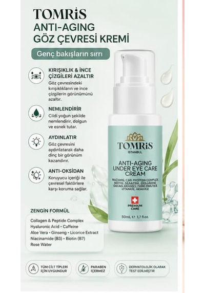 Tomris Antı Agıng Under Aye Care Göz Altı Torbalanma Karşıtı Krem