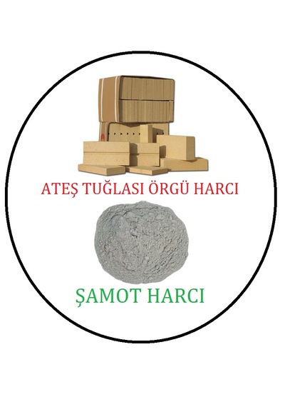 Şamot Harcı Ateş Tuğlası Yapıştırma Harcı 25 Kg 25 Kg