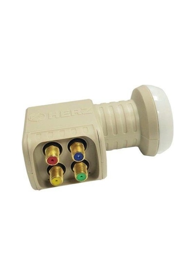 Herz Universal Quad Lnb 0.1db Full Hd 4k Hr-904