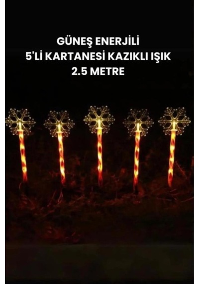 Kartanesi Solar Led Işık, Cadılar Bayramı Güneş Enerjili Noel Zemin Yürüyüş Yolu Işık Sarı