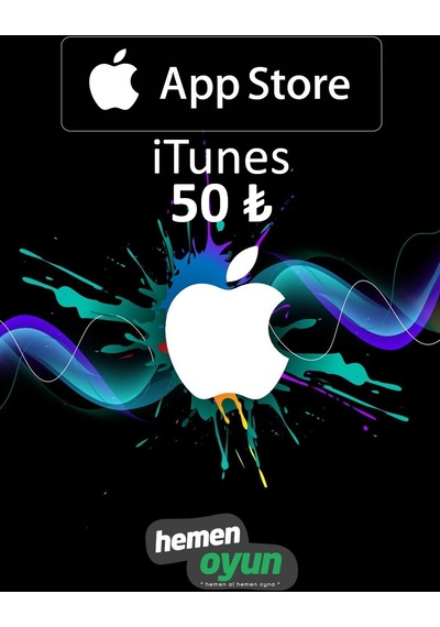 Hemenoyun Apple App Store Itunes 50 Tl Hediye Kartı Bakiye Kodu Ios
