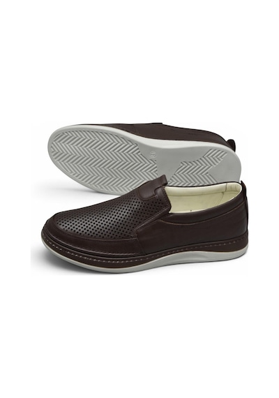 Papatay 2354 Tam Ortopedik Taban %100 Hakiki Deri Erkek Ayakkabı Bağcıksız Yazlık Erkek Delikli Ayakkabı Kahverengi Papatay 2354 Tam Ortopedik Taban %100 Hakiki Deri Erkek Ayakkabı Bağcıksız Yazlık Erkek Delikli Ayakkabı Kahverengi