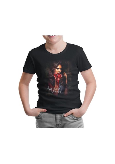 Lord Tshirt Vampire Diaries Siyah Çocuk Tshirt