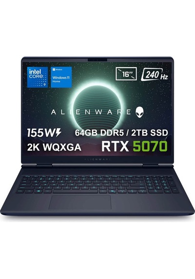 Dell Alienware 16x Aurora AC16251-CU932157W-3 Core Ultra 9 275HX 64 GB 2 TB SSD 16" W11H Dizüstü Bilgisayar