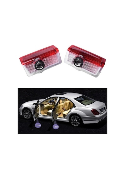 Hdm Mercedes Glk Kapı Altı Hayalet Logo 2009-2015 Arası Modellere Uyumlu