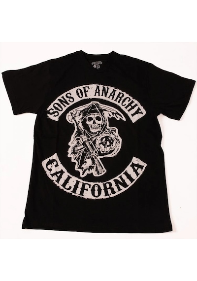 Sons Of Anarchy No:2 Tişört Siyah Çok Renkli