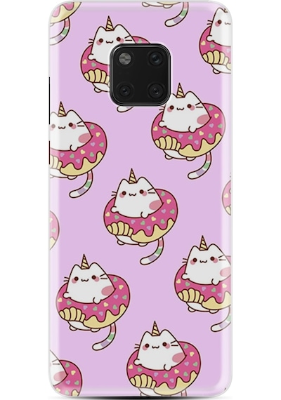 Huawei Mate 20 Pro Kılıf Silikon Unicorn Donut 1417