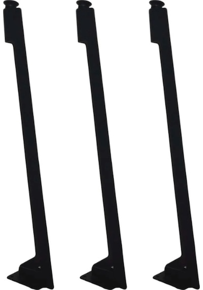 3'lü Dekoratif Metal Firkete Sehpa Ayağı (52 cm Yükseklik)