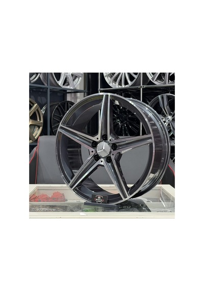 19 İnç 5x112 Titan Diamond Ön Arka Mercedes C180 C200 Amg Jant Modeli 4adet