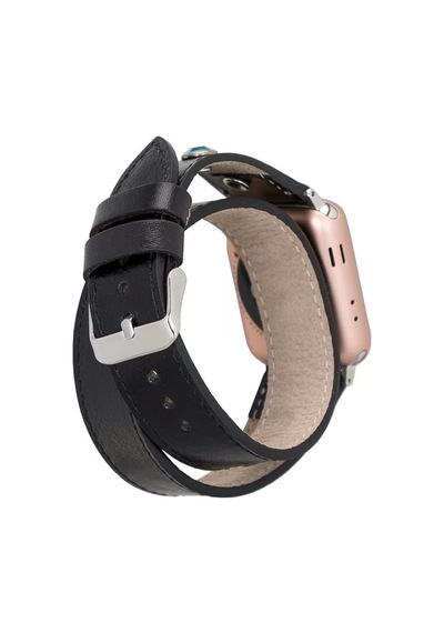 Apple Watch Uyumlu Deri Kordon 38-40-41mm Dt Ft Rst1 Diğer