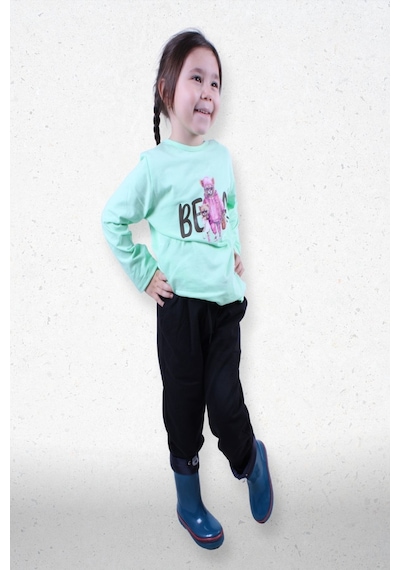 Panios Kids Kız Çocuk Alt-üst Takım Yeşil
