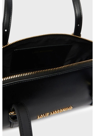 Love Moschino Logolu Ayarlanabilir Omuz Askılı Çanta Bayan Çanta Jc4101pp1ply0000 Siyah