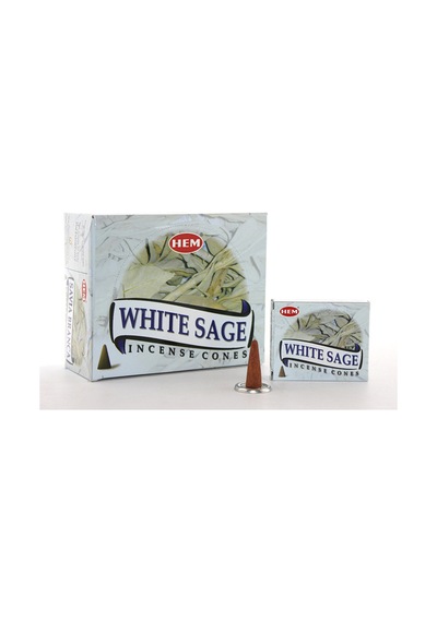 2 Adet White Sage Aromalı Konik Tütsü Incense Cone, Tütsü Konisi, Ortam Kokulandırma, Meditasyon Ve Ritüel Kullanımı