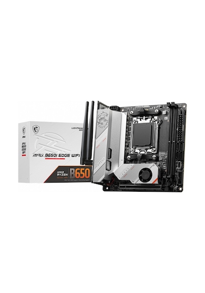 Msı Mpg B650ı Edge Wıfı Ddr5 Hdmı M.2 Usb 3.2 Lan Wifi Mıtx Am5